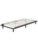 Beliani Freistehender Lattenrost COMBOURG in Schwarz - (W) 90 x (H) 18 x (L) 200 cm