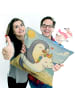 Mr. & Mrs. Panda Dekokissen 40x40 Pinguin Schwimmring Design ohn... in Weiß