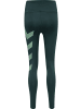 Hummel Leggings "Hmlparis High Waist Tights" in Grün