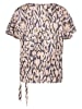 Gerry Weber Gemustertes Blusenshirt mit gerafftem Saum in Mehrfarbig