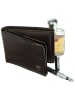 Strellson Geldbörse Harrison Bill Fold in Dark Brown
