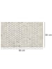 Wenko Bamboo Badteppich in Beige, (B) 50 x (H) 80 cm