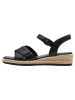 Tamaris WIDE FIT Sandalette in BLACK NAPPA