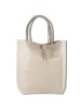 Toscanto Toscanto Shopper, Schultertasche Leder beige ca. 28cm