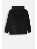 Coccodrillo Sweatshirt mit Reißverschluss in schwarz