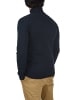 INDICODE Rollkragenpullover IDErnetto 35425MM Rollkragenpulli mit abgesetztem Strickmuster in dunkelblau
