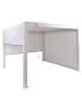MCW Pergola P65 mit 3x Seitenwand, Weiß