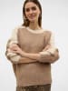 Vero Moda Strickpullover in Silver Mink