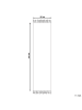 Beliani Kelim GAVAR in Orange/Beige/Braun - (W) 80 x (L) 300 cm