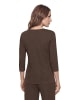 Betty Barclay Basic Shirt mit Rundhalsausschnitt in Light Maroon