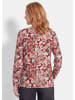 GOLDNER Jerseyshirt mit Ornament-Druck in rot / gemustert