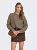 ONLY Klassischer, minimalistischer Strickcardigan mit Taschen in Taupe