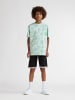 Petrol Industries T-Shirt mit Allover-Print Agave in Grün