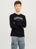 JACK & JONES Junior Langarmshirt JJECALEB VARSITY TEE JNR in black