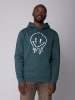 wat? Apparel Sweatshirt Smiley in Petrol