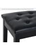 HOMCOM Klavierhocker-76L x 36B x 50H cm-Schwarz