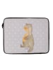 Mr. & Mrs. Panda Notebooktasche Otter Bauch ohne Spruch in Grau Pastell