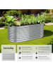 tectake Gartenbeet verzinkt 200x100x80 cm, 1257 Liter, wetterfest
