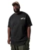 STHUGE Kurzarm T-Shirt in schwarz