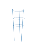 relaxdays 2 x Rankhilfe in Blau - (H)76 x Ø 28 cm