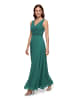 Vera Mont Abendkleid mit Plissee in Dark Emerald