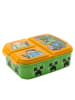 Minecraft Minecraft Kinder Brotdose – Lunchbox mit 3 Fächern & tollem Design in Grün