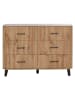 MCW Kommode P42 6 Schubladen, Wotan-Eiche-Optik
