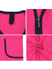 Aquarti Aquarti Damen Bademantel mit Reißverschluss 3/4 Ärmel in pink