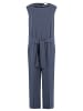 Gerry Weber Fließender Jumpsuit mit Bindegürtel in Blau
