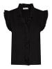 Co'couture Top SuedaCC Frill in Black