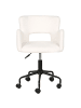 Beliani Bürostuhl SANILAC II in Weiß/Schwarz - (W) 62 x (H) 71 x (L) 62 cm