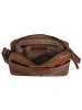 SPIKES & SPARROW Umhängetasche echt Leder in cognac