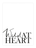 Tales by Jen Poster / Kunstdruck "Wild at heart" I Ohne Rahmen