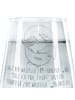 Mr. & Mrs. Panda Tumbler Glas Walfisch Thunfisch mit Spruch in Transparent