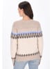 usha BLUE LABEL Women Sweater in beige multicolor