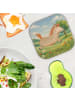 Mr. & Mrs. Panda Glasuntersetzer Pferd Springen Design ohne Spruch in Weiß