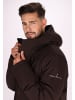 DreiMaster Herren Winterparka in Dunkelbraun