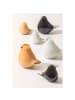 Present Time Ornament Fat Bird - Weiß - 14x8x12cm