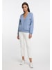 VINAJA Women Strickjacke Mit Knöpfen in Blau