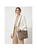 Lazarotti Bologna Leather Shopper Crossbody Tasche Leder 31 cm in taupe