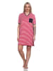 NORMANN Frottee Kurzarm Nachthemd Strandkleid - 79477 in rot