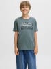 JACK & JONES Junior T-Shirt JJELOGO TEE S/S ONECK 2 COL JNR in stormy weather