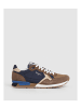 Pepe Jeans Sneakers Brit in 872-Marrón/azul oscuro