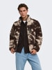 ONLY & SONS Fleecejacke in Coffee Bean