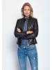 Maze Lederjacke Sota in schwarz