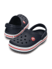 Crocs Clogs Crocband in marineblau/rot in marineblau/rot