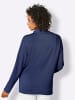 creation L Baumwoll-Strickjacke in marine