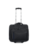 Dermata 2 Rollen Businesstrolley 38 cm Laptopfach schwarz