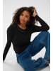 Kaffe Kurzarm-Bluse KAmarty Slim fit in Black Deep