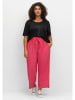 sheego Weite Joggpants in magenta